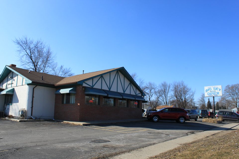 Big Sky Diner az Ecorse Roadon, Ypsilanti, a DTW közelében (nem Denny’s)