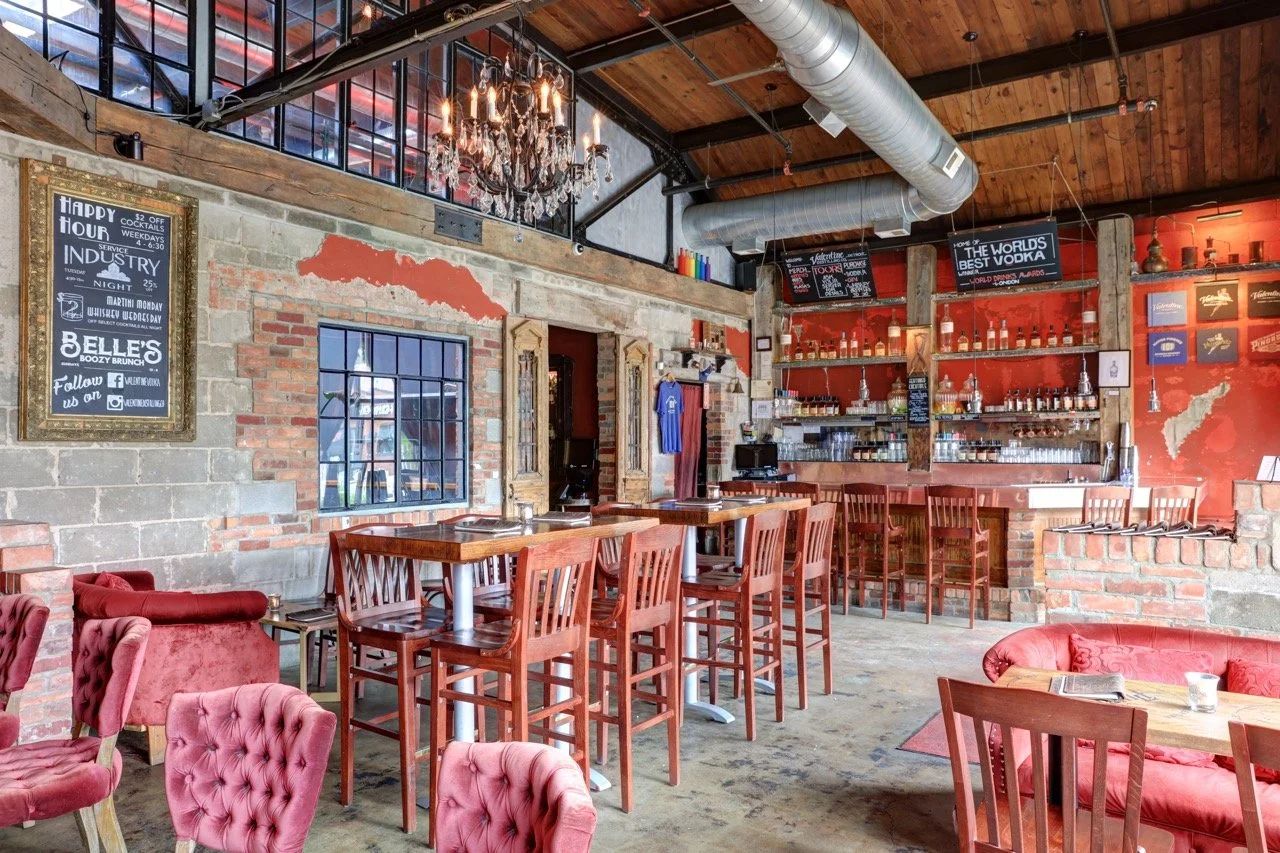 A Belle’s Lounge belső tere