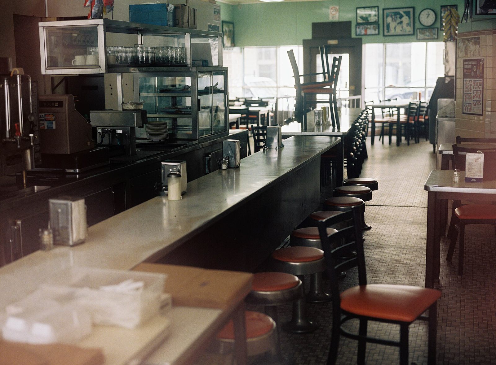 A Lafayette Coney Island belső tere, archív felvétel