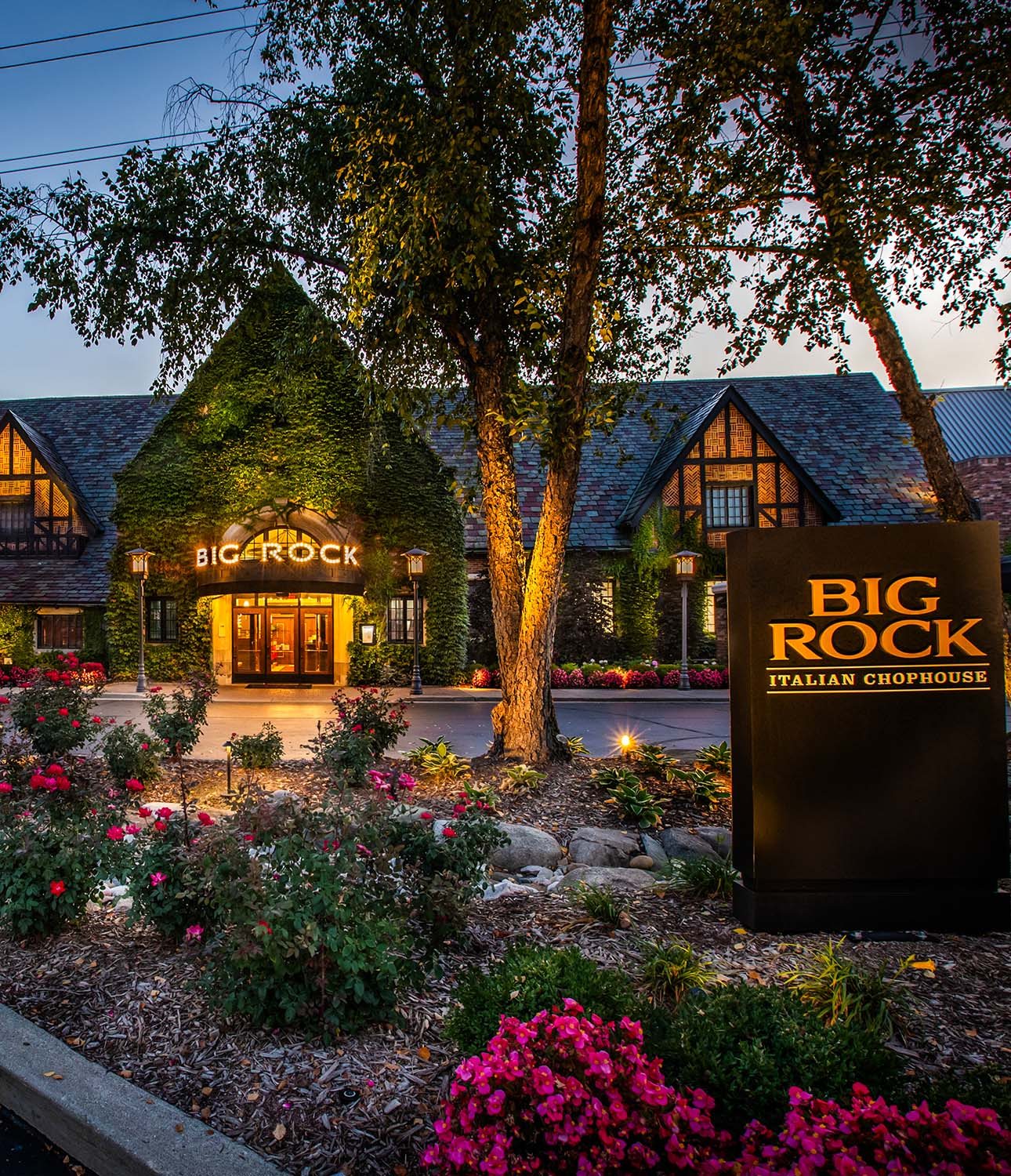 Big Rock Italian Chophouse: Exterior of the restored 1931 Grand Trunk depot