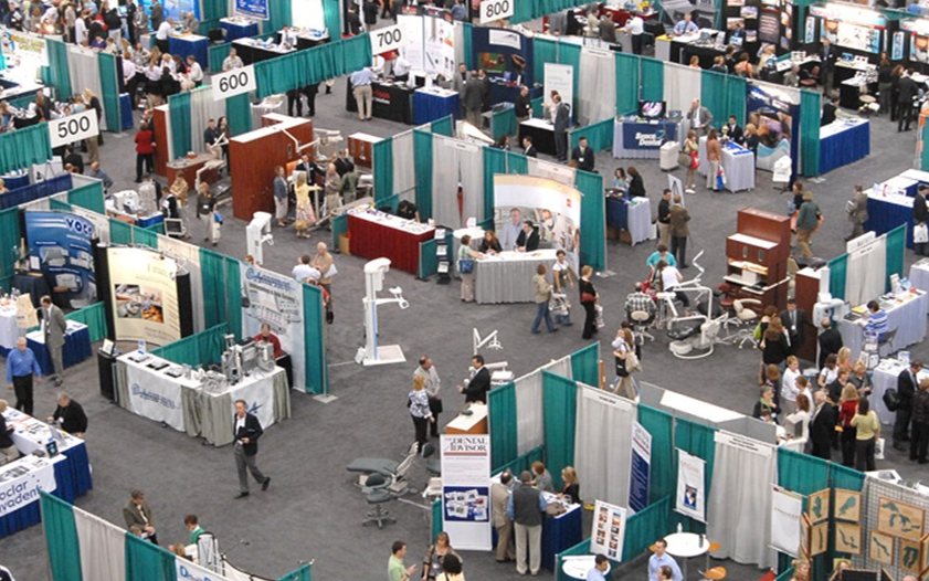Convention & Show Services – Detroit Office: Exhibit booth photo from the CSS homepage slideshow