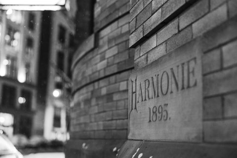 The Harmonie Club: Harmonie Club history banner