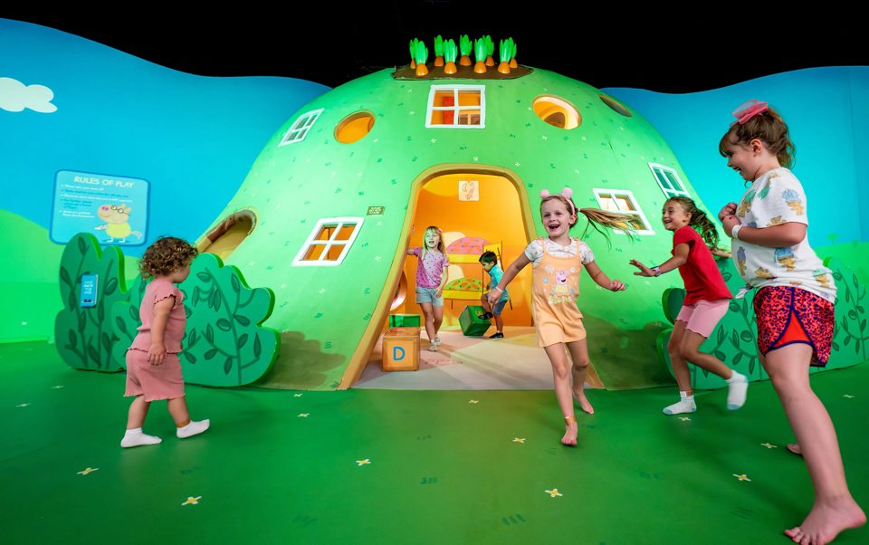 PEPPA PIG World of Play Michigan: Rebecca Rabbit's Underground Adventure play area