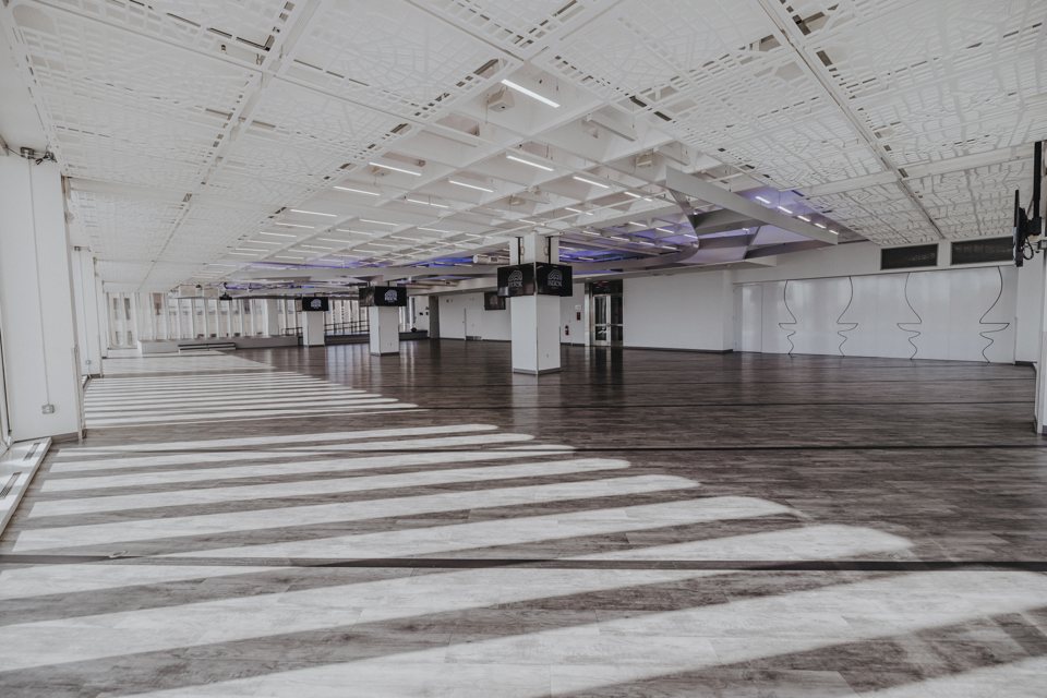 The Beacon: The Beacon room set for an event