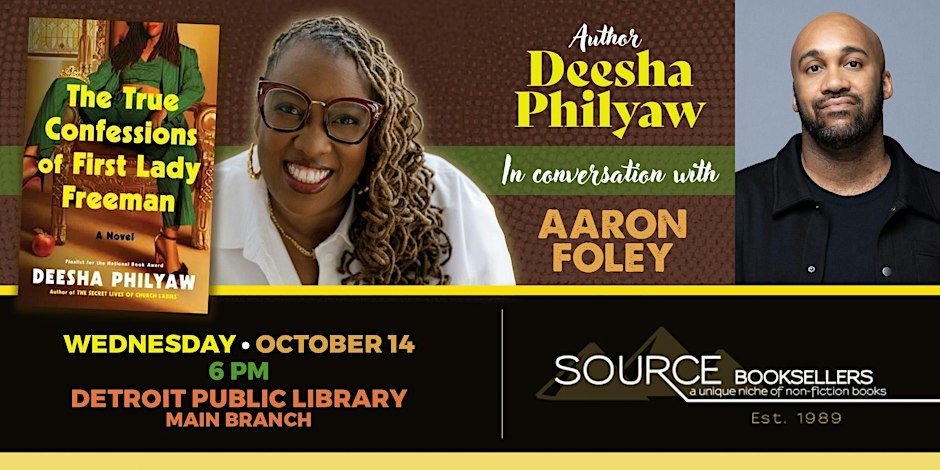 The True Confessions of First Lady Freeman author talk – Detroit — Organizer image