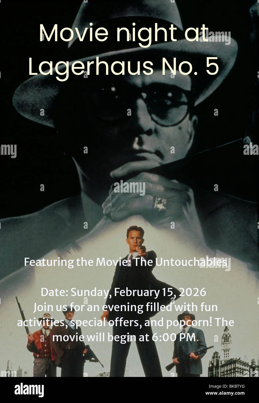 The Untouchables Movie Night at Lagerhaus No. 5 — Organizer image