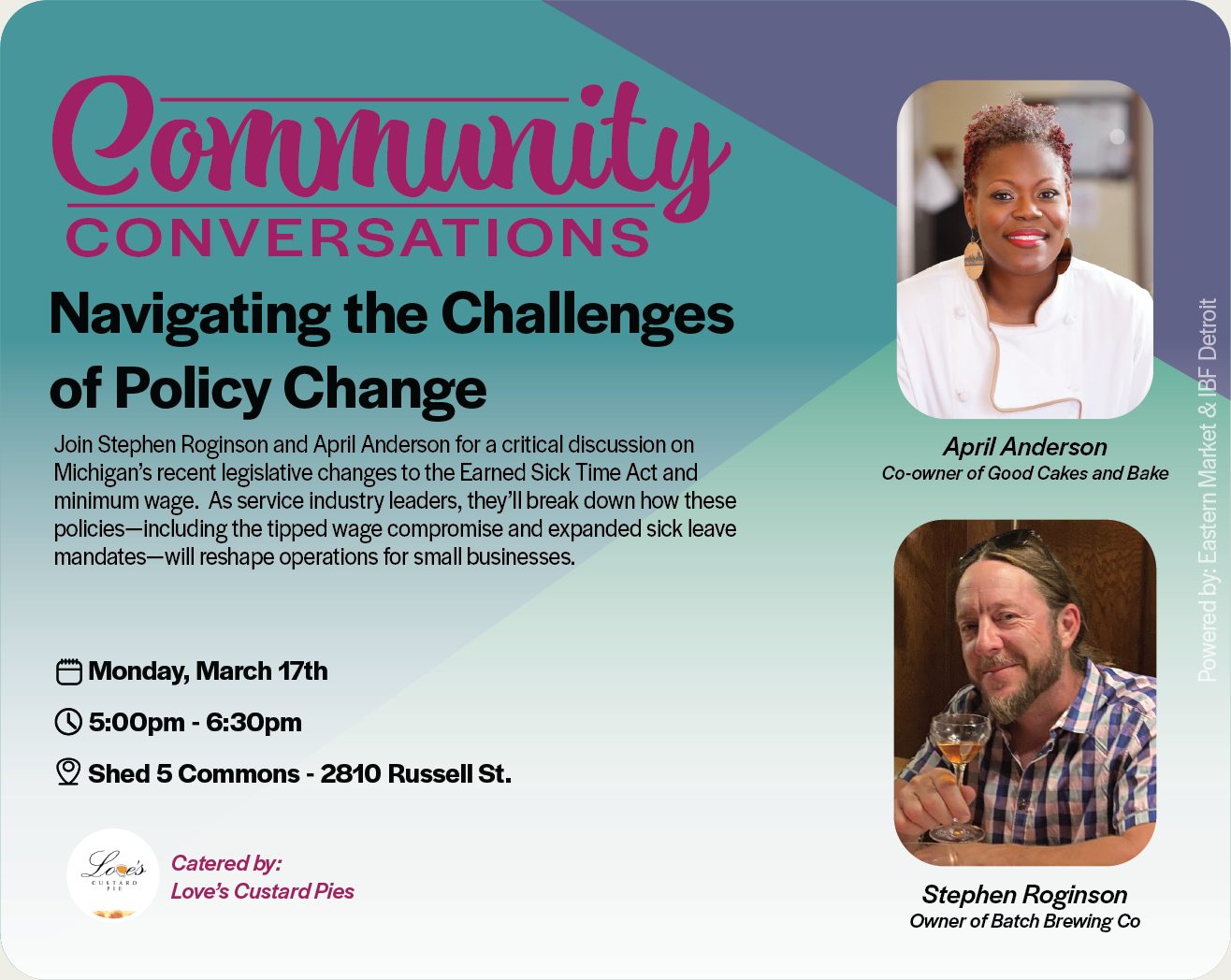 Community Conversations: Navigating the Challenges of Policy Change — Organizer image