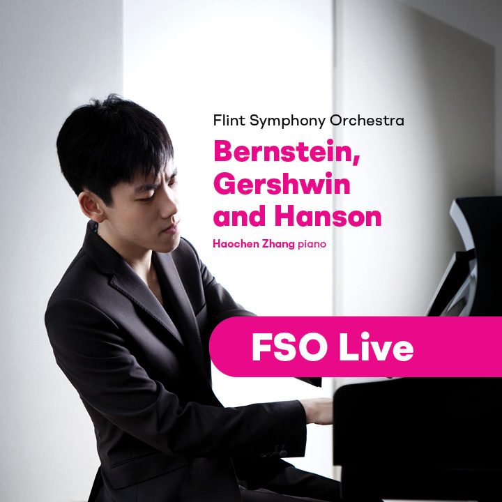 FSOLive: a Flint Symphony Orchestra Bernstein–Gershwin–Hanson koncertje élőben, online — Szervezői kép