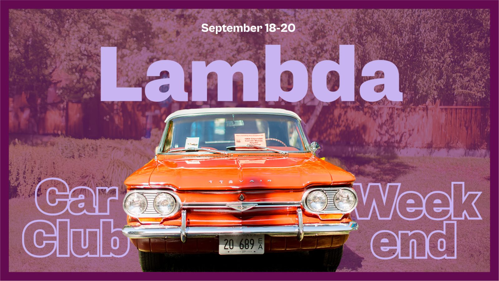 Lambda Car Club Weekend — Organizer image