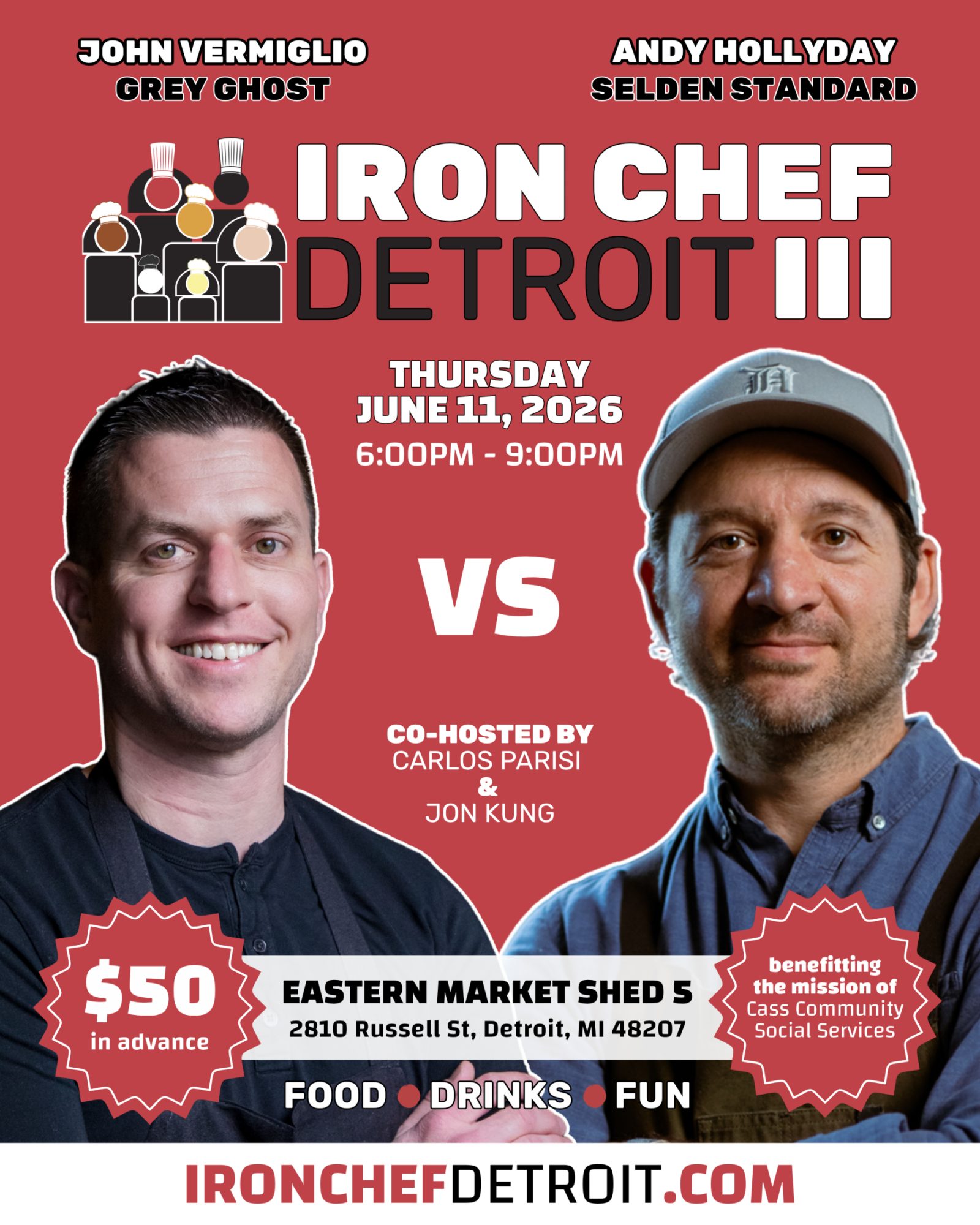 Iron Chef Detroit III — Organizer image