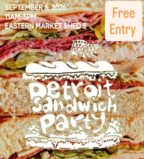 Detroit sandwich party 2026 — Organizer image