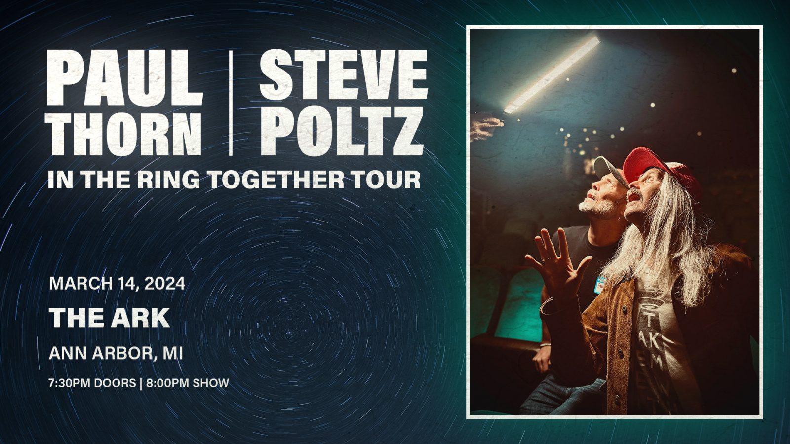 Paul Thorn & Steve Poltz — Organizer image