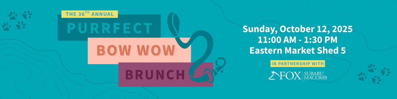 36th Annual Purrfect Bow Wow Brunch — Organizer image
