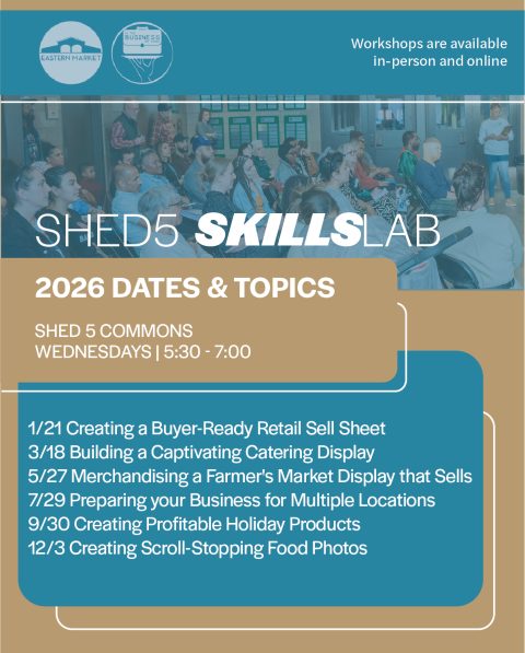 Shed 5 SkillsLab: Creating A Buyer-Ready Retail Sell Sheet — Organizer image