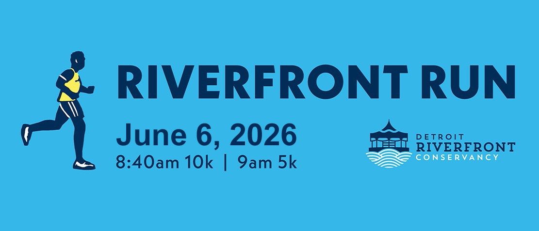 Detroit Riverfront Run 2026 rajtcsomag átvétel — Szervezői kép