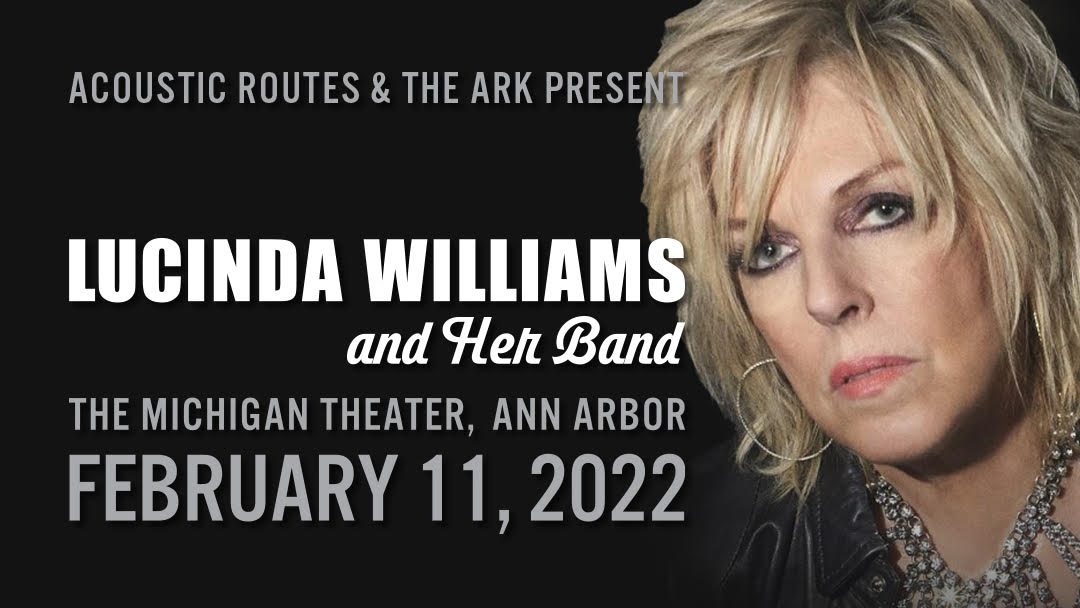 Lucinda Williams and Her Band — Organizer image
