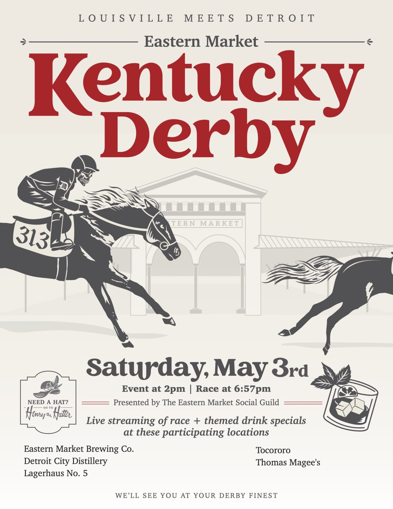 Eastern Market Kentucky Derby — Szervezői kép
