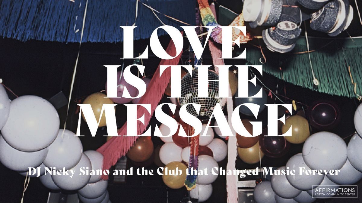Love Is the Message — Szervezői kép