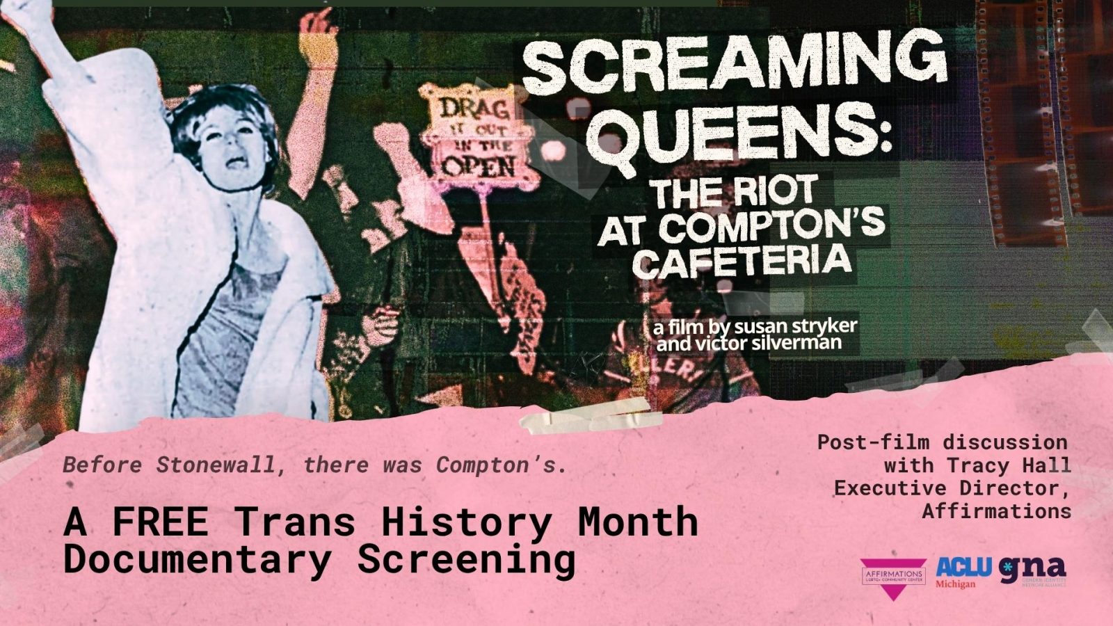 SCREAMING QUEENS: Screening and panel discussion — Organizer image