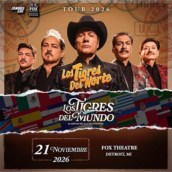Los Tigres del Norte — Szervezői kép