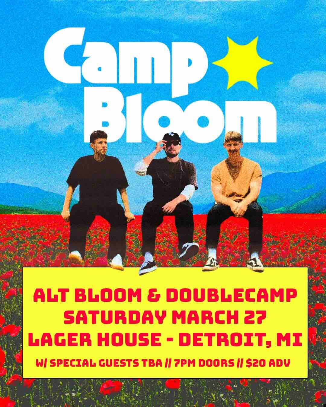 Camp Bloom: Doublecamp & Alt Bloom — Organizer image