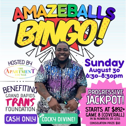 Amazeballs bingo! Cocky Divine fellépésével ($892+ jackpot) (21+) — Szervezői kép