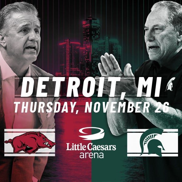 Men’s College Basketball: Michigan State vs. Arkansas — Szervezői kép