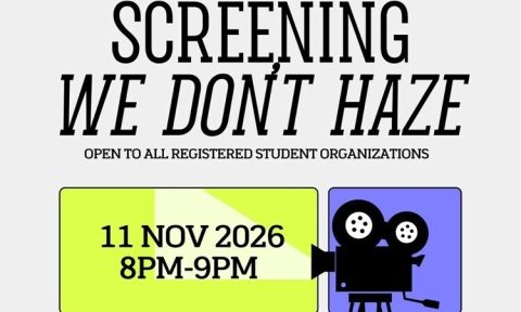 "We Don't Haze" Film Discussion Workshop