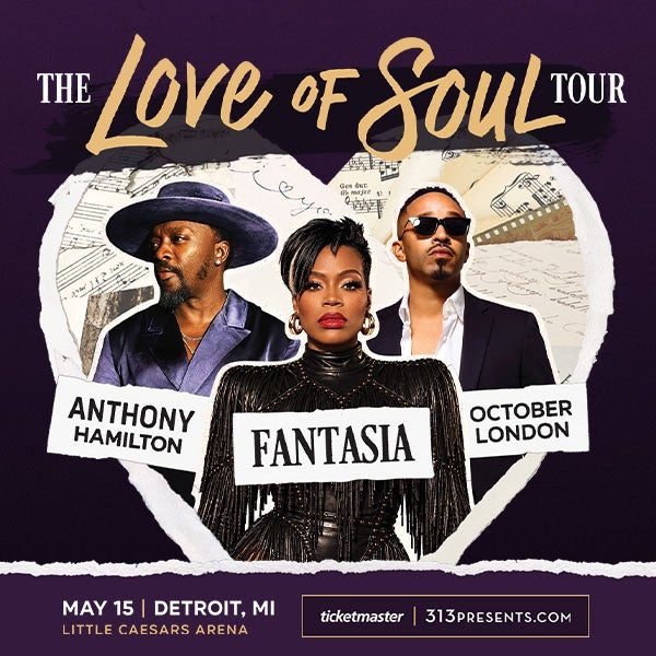 Fantasia – Love of Soul Tour Anthony Hamiltonnal és October Londonnal — Szervezői kép