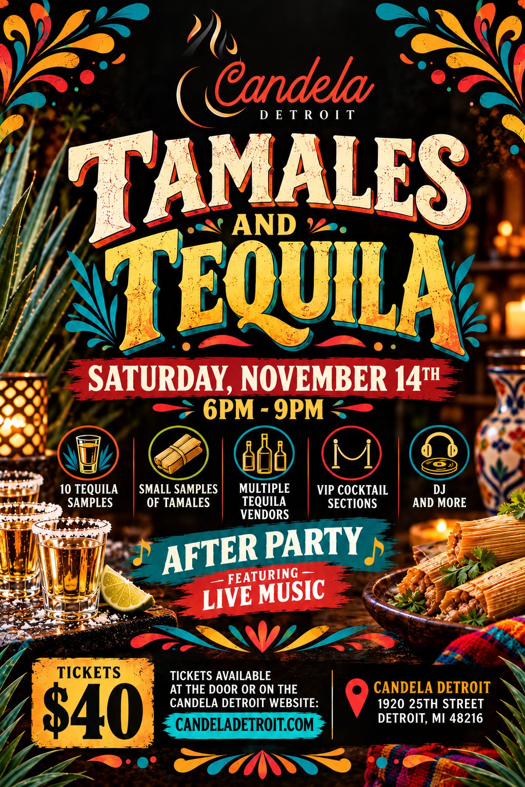 Tamales & Tequila — Szervezői kép