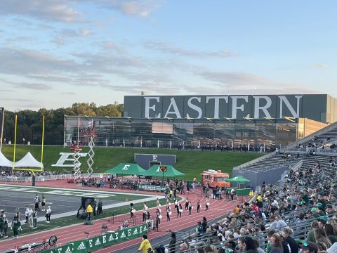 Egyetemi női evezés: Eastern Michigan–Small Boats Race (Michigan State, Wisconsin) — Szervezői kép
