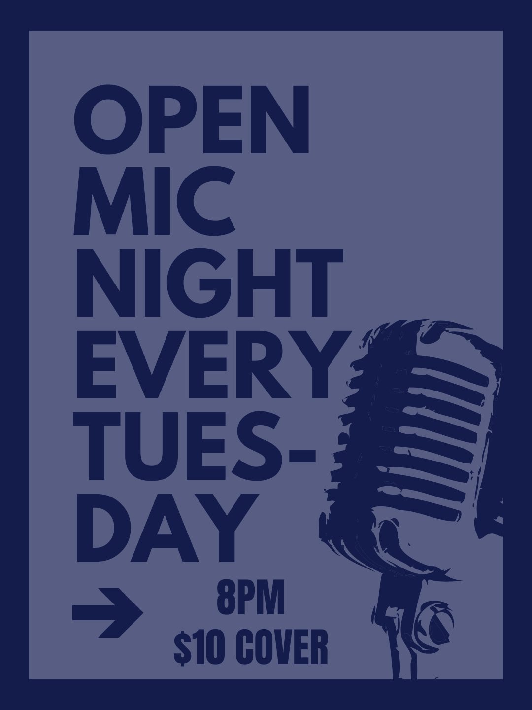 Open Mic: Art In A Fly Space — Organizer image