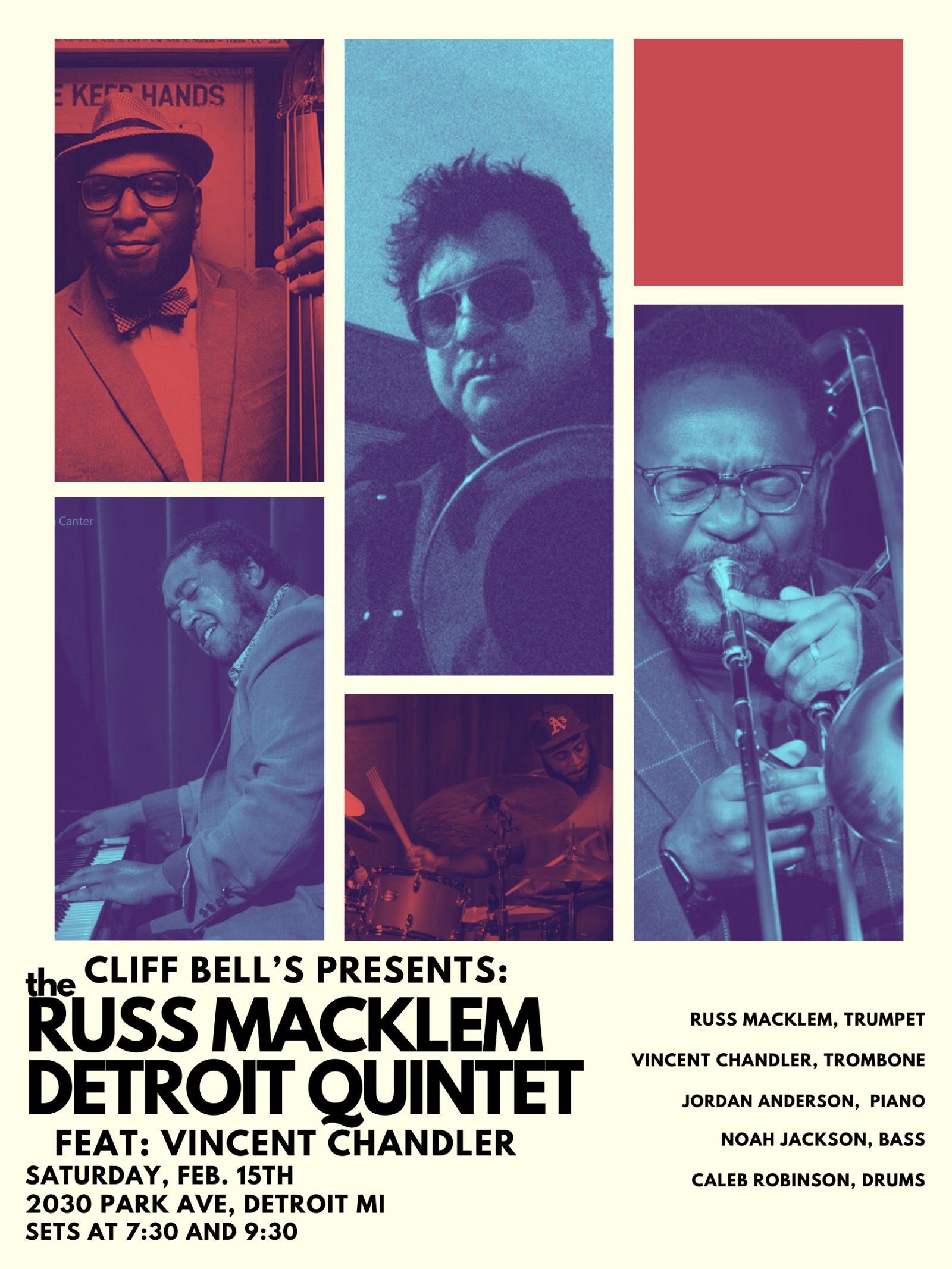 Russ Macklem at Cliff Bell’s — Organizer image