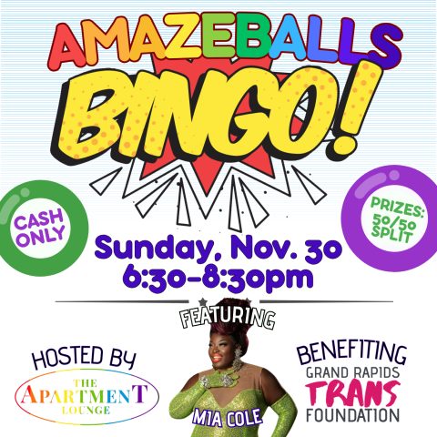 ✨Amazeballs Bingo w/ Mia Cole✨ (21+) — Organizer image