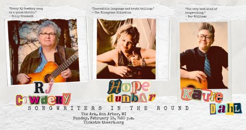 Rj Cowdery, Hope Dunbar, and Katie Dahl Concert — Organizer image