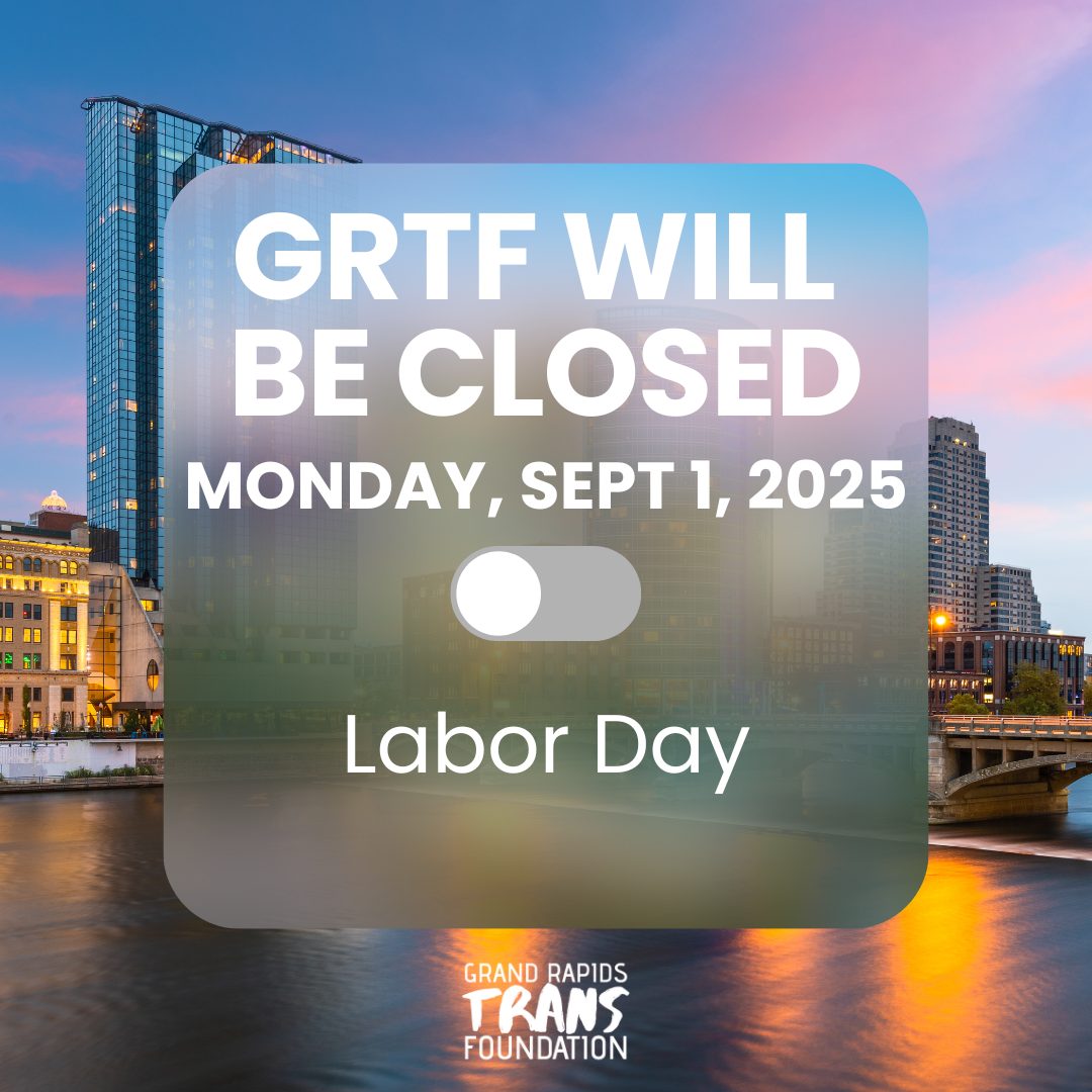 GRTF Closed for Labor Day — Organizer image