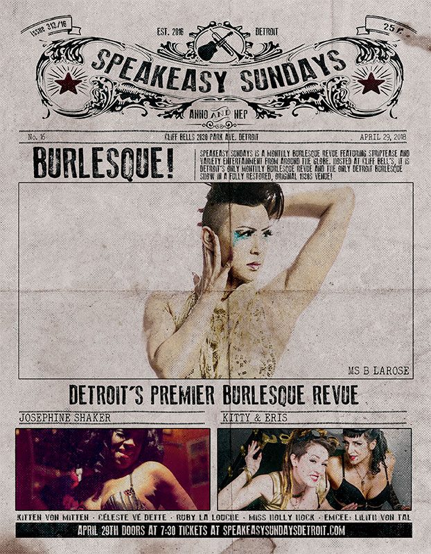 Speakeasy Sunday’s with Holly Hock — Organizer image
