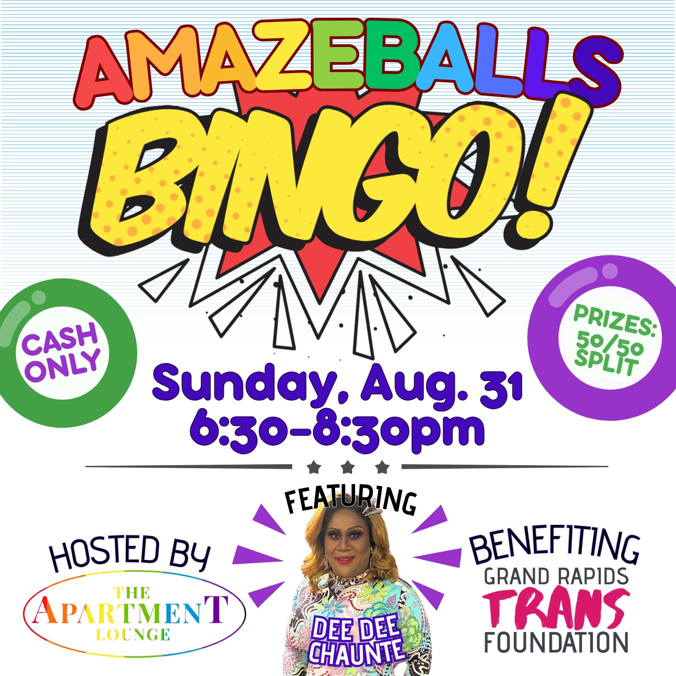 ✨Amazeballs Bingo with DeeDee Chaunte✨ (21+) — Organizer image