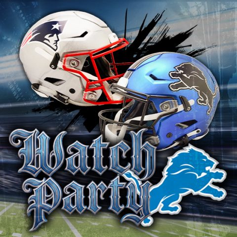 Lions vs Patriots watch party — Organizer image