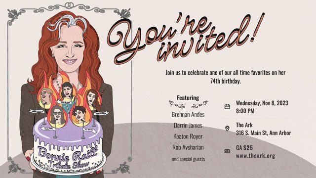 Bonnie Raitt Birthday Tribute — Organizer image