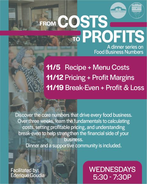 From Costs to Profits: A Dinner Series on Food Business Numbers — Organizer image