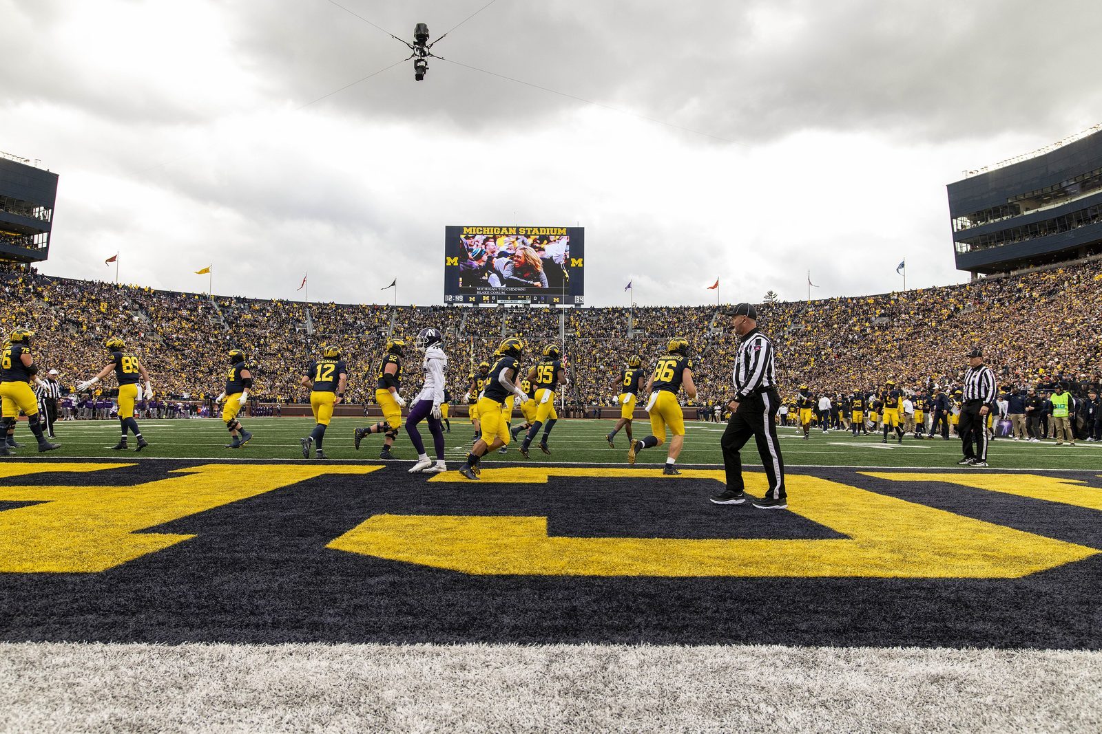 Egyetemi röplabda: Michigan–Washington (Coming to Crisler) — Szervezői kép