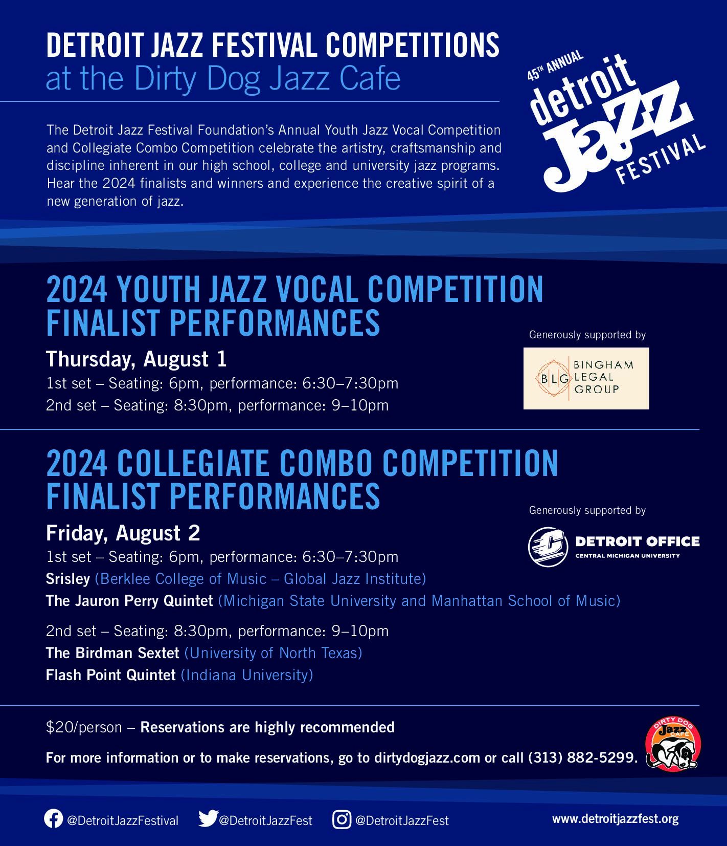 Detroit Jazz Festival Competition — Organizer image