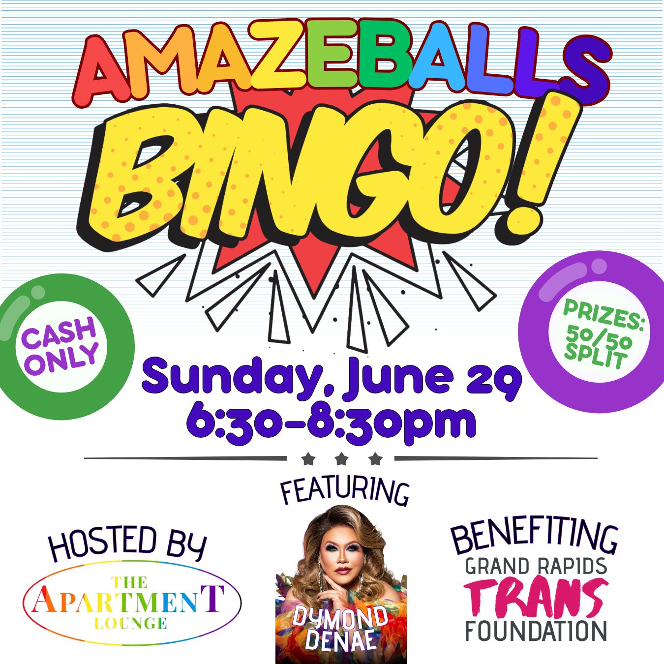 Amazeballs Bingo (21+) — Organizer image