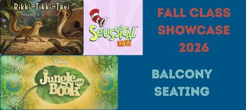 Fall Class Showcase: student showcase at Old Town Playhouse (balcony) — Organizer image