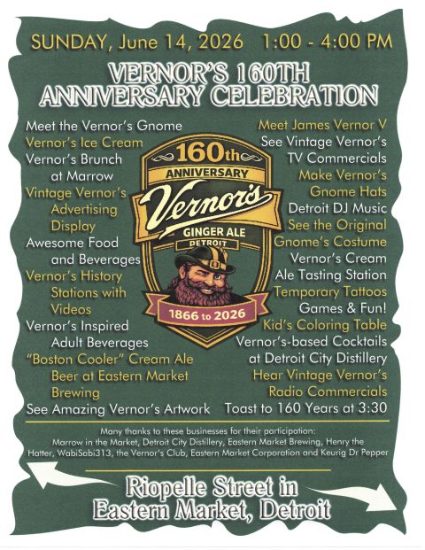 Vernor’s 160th Anniversary Celebration — Organizer image