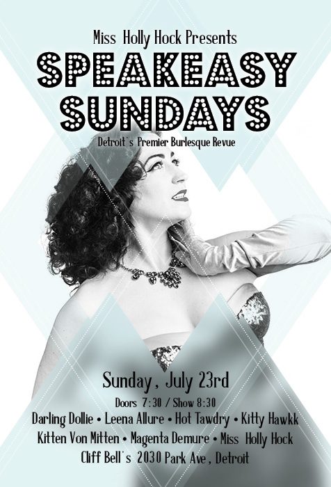 Speakeasy Sundays with Holly Hock — Organizer image