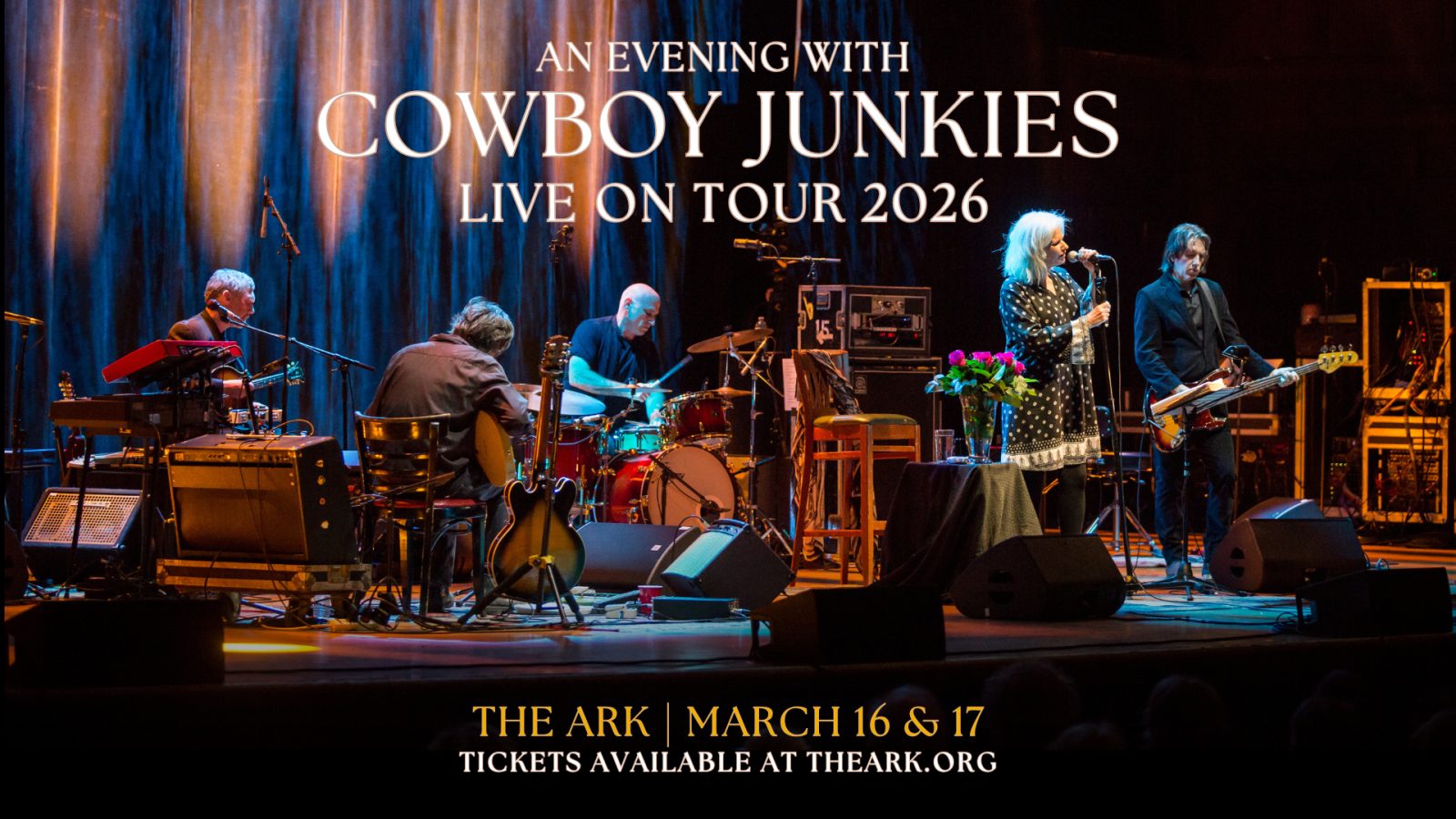 Cowboy Junkies – Élő koncert turnén 2026-ban — Szervezői kép