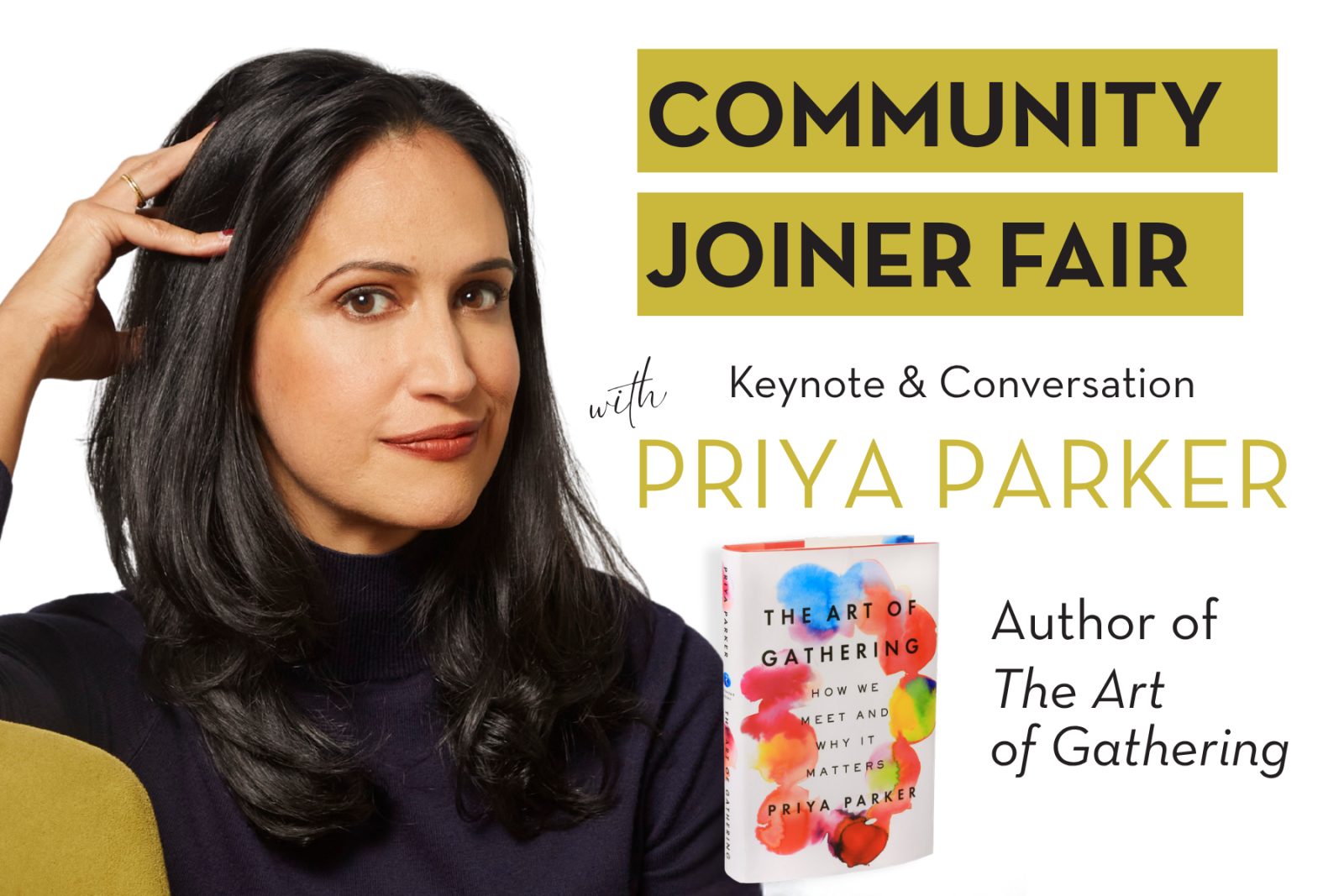 Community Joiner Fair – beszélgetés Priya Parkerrel — Szervezői kép