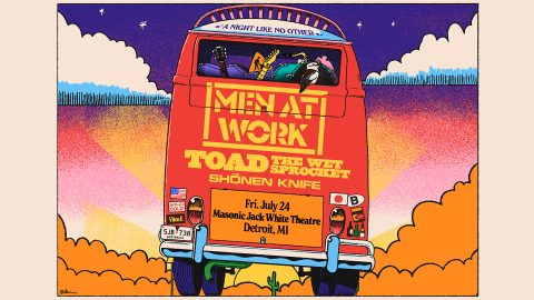Men at Work, Toad the Wet Sprocket és Shonen Knife — Szervezői kép